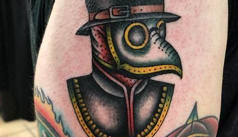 Plague Doctor done by Zane Pendergast at Adventure Tattoo