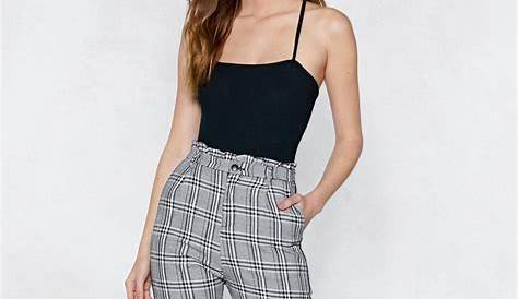 Plaid Pants Outfit Girls Post The Rose Gold Fox