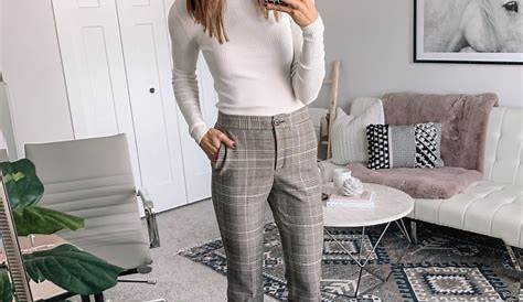 Plaid Pants Outfit Womens Graphic Tee Street Style Ideas
