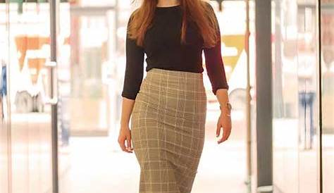 Plaid Pencil Skirt Outfit Ideas Today's Everyday Fashion Categories — J's Everyday Fashion