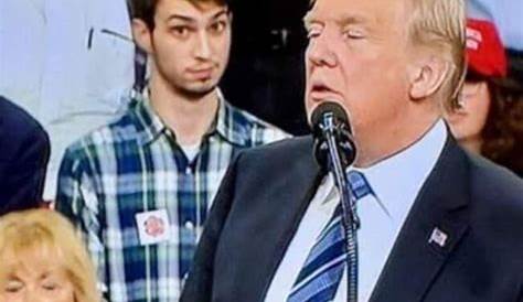 Smirking ‘Plaid Shirt Guy’ Upstages Trump During Montana