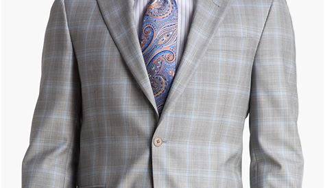 Grey And Pink Plaid Suit Elevee Custom Clothing