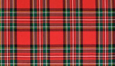 Cotton Flannel 44"/45" Plaid Stewart Fabric, per Yard