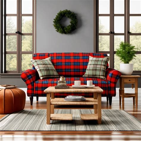 Plaid Couch Style