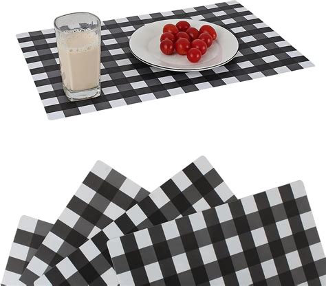 Plaid Plastic Placemats