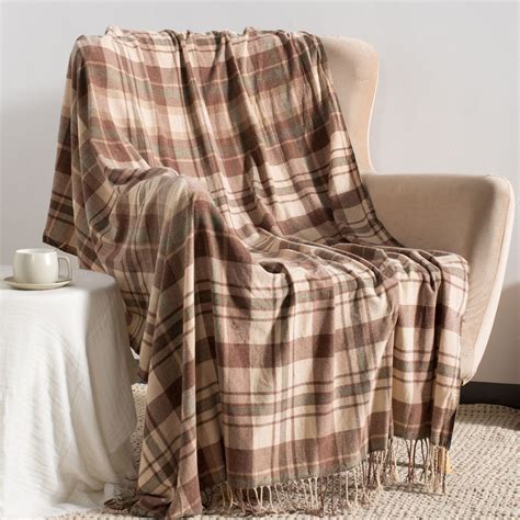Plaid Sofa Throws