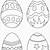 plain easter egg coloring pages