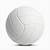 plain white volleyball