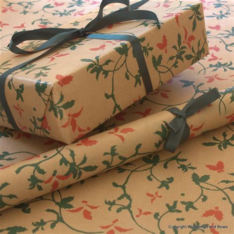 plain brown gift wrapping paper