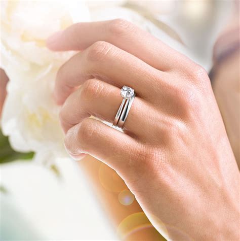 Plain Diamond Engagement Rings