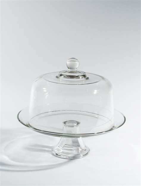 Plain Glass Cake Plate