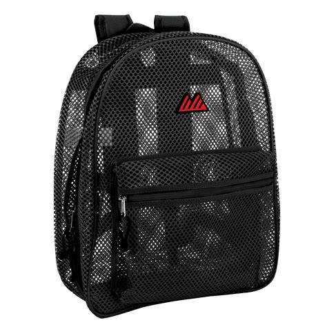Plain Mesh Backpack