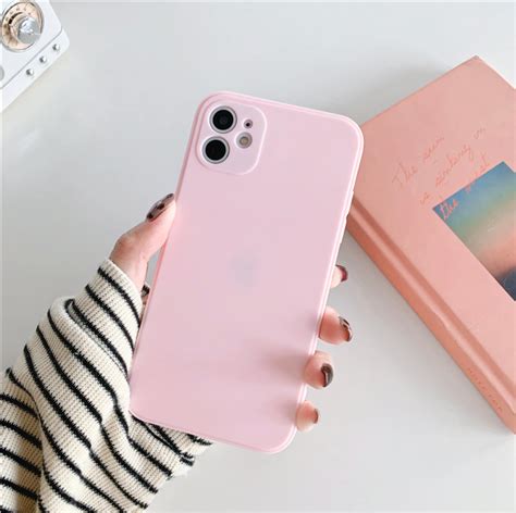plain pink phone case