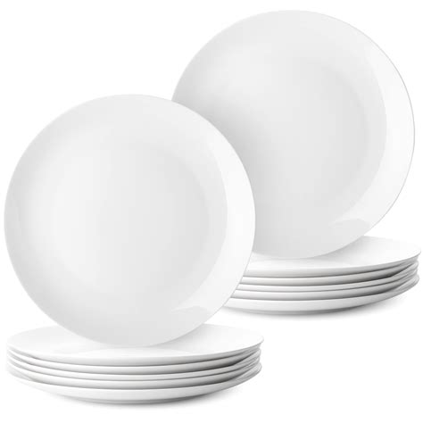 Plain White Dinner Plates Bulk