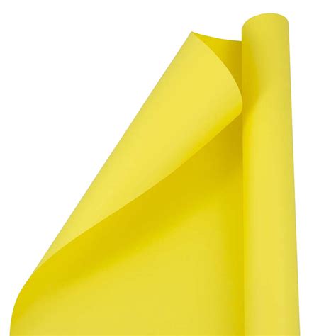 plain yellow wrapping paper