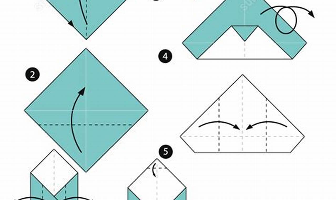 plan a design and pattern for an origami paper craft