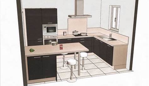 Plan de travail cuisine 3d Atwebster.fr Maison et mobilier