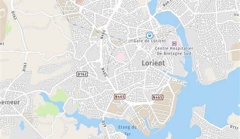 Carte de Lorient