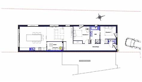 Plan De Maison Moderne En Longueur Sur Un Terrain Infos Et