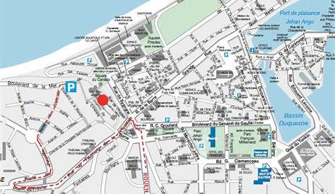 Large detailed map of Dieppe | Detailed map, Map, City photo