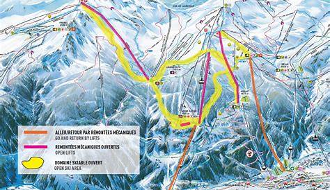 Serre Chevalier Plan des pistes de ski Serre Chevalier
