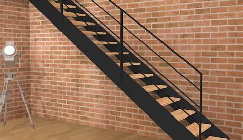 Plan Escalier Metallique Droit Interior Metal Staircase Straight Revolving Or Screw