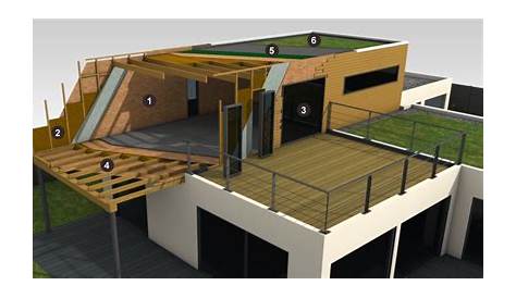 Plan Ossature Bois Toit Plat Fabrication D'un Double Garage Copain Des