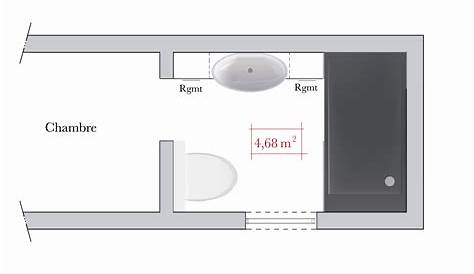 77 Plan Salle De Bain 5m2 Rectangulaire 2018 Bathroom