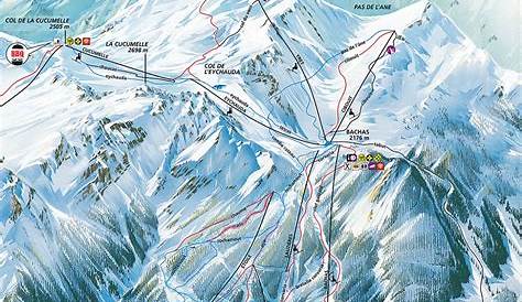 Plan Serre Chevalier Chantemerle Location Ski SNOWELL