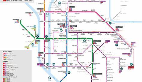 Le plan du Métro de Lyon Voir et télécharger le plan du