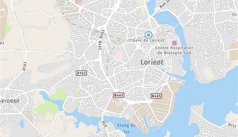 Plan Lorient : carte de Lorient (56100) et infos pratiques