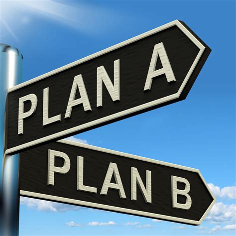plan a and plan b