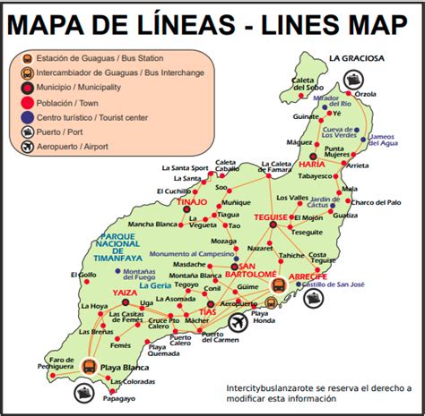 Ligne 26 Horaires, Stations & Plans Arrecife