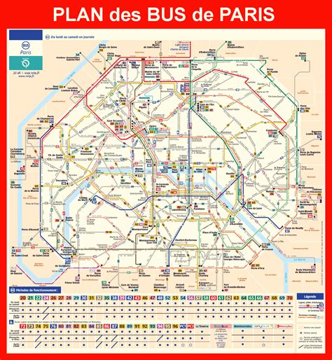 Bus Paris Map