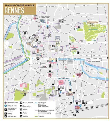 Rennes Map Online Map