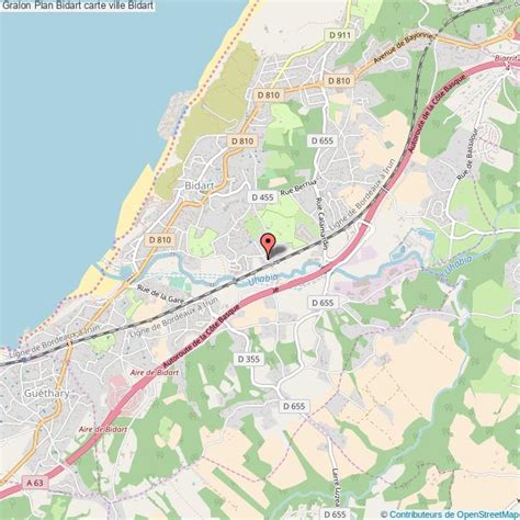 Plan du camping Oyam à Bidart près de Biarritz (Pays Basque)