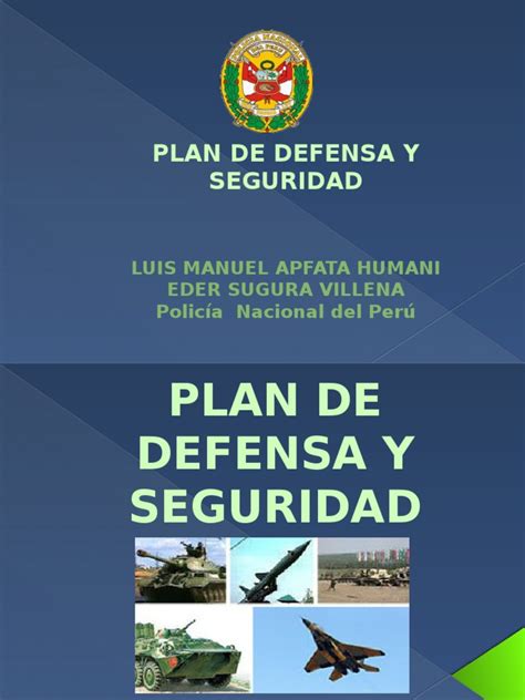 plan de defensa 2023