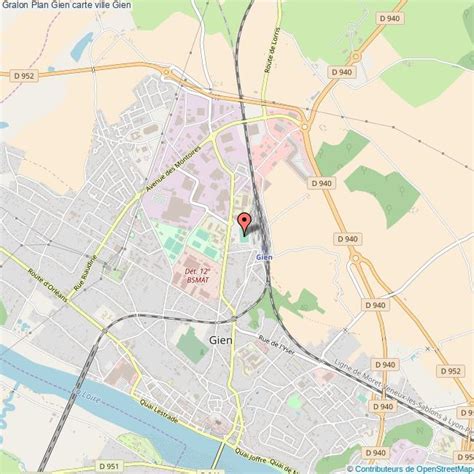 Plan gien carte de gien (45500) et infos pratiques