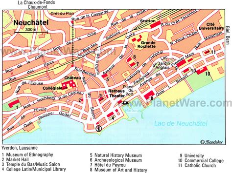 plan de neuchâtel ville