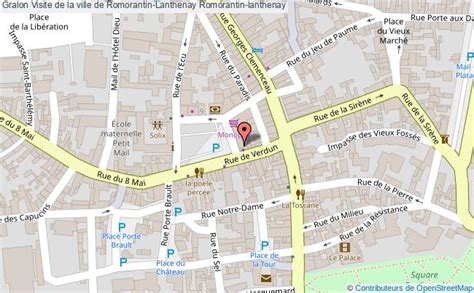 2122SB ROMORANTINLANTHENAY carte de randonnée IGN nostromoweb