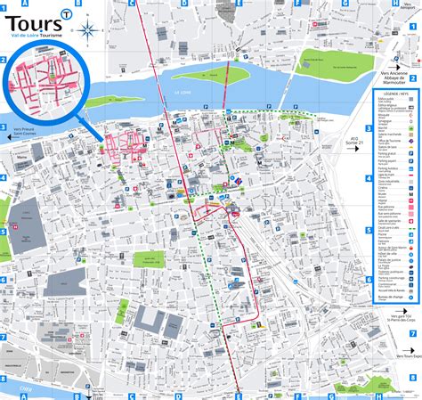 Tours Carte et Image Satellite