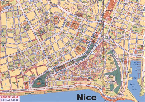 Plan de Nice ville qui a 345 892 habitants