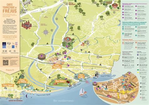 Plan de Fréjus Voyages Cartes