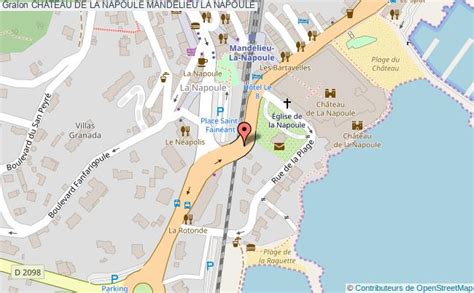 Plan MandelieulaNapoule carte ville MandelieulaNapoule