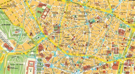 Info • plan madrid centre ville • Voyages Cartes