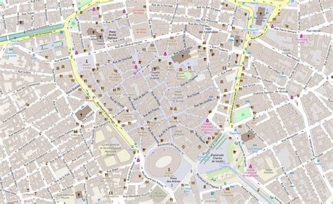 Plan de Nîmes Voyages Cartes