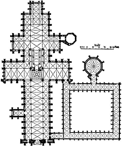 plan of salisbury cathedral