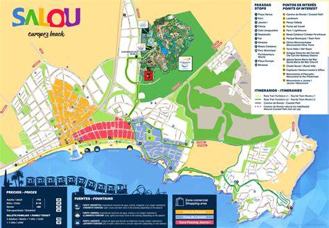Mapa Salou Mapa