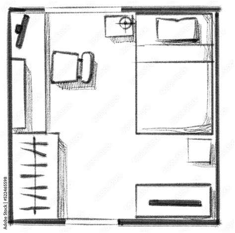 Plan View Bedroom