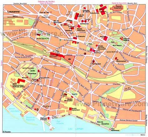 plan ville de lausanne